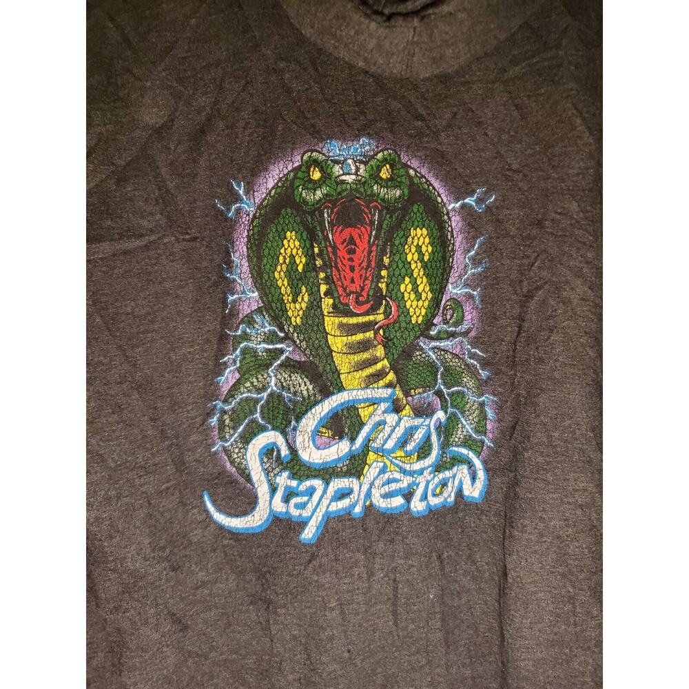 Chris Stapleton Cobra Snake Sweater Mens XL Gray
